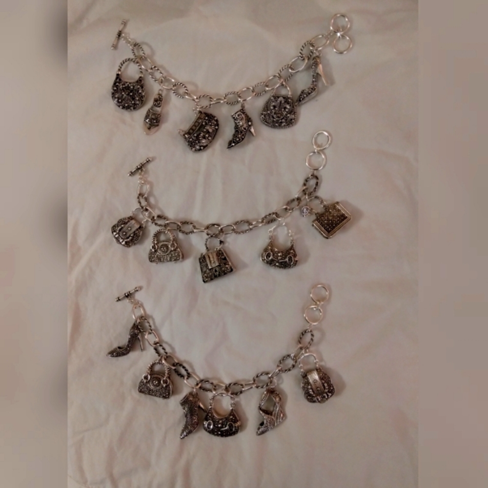 Fashion Shoe and Purse Bracelets